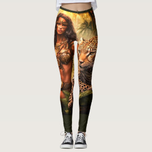 The Woman in the Jungle on Fit Customised Modern Leggings
