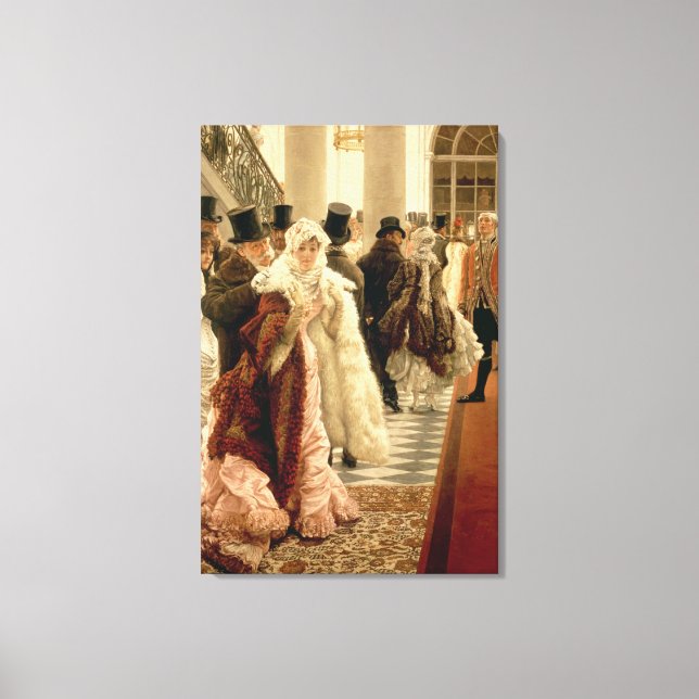 The Woman of Fashion , 1883-5 Canvas Print (Front)