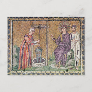 The Woman of Samaria at the Well Postcard