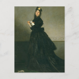 The Woman with the Glove, 1869 Postcard