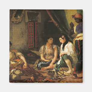The Women of Algiers in their Apartment, 1834 Magnet