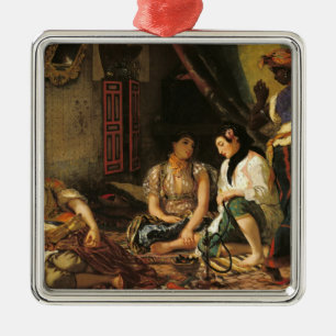 The Women of Algiers in their Apartment, 1834 Metal Tree Decoration