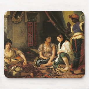 The Women of Algiers in their Apartment, 1834 Mouse Pad