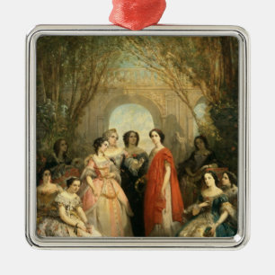 The Women of the Comedie Francaise Metal Tree Decoration