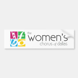 The Women's Chorus of Dallas Logo Bumper Sticker