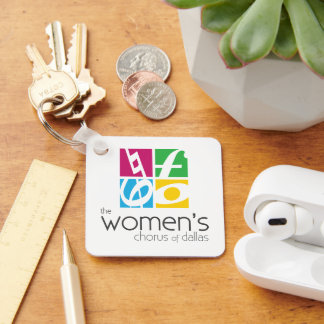 The Women's Chorus of Dallas Logo Key Ring