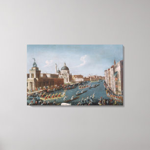 The Women's Regatta on the Grand Canal, Venice Canvas Print