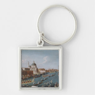 The Women's Regatta on the Grand Canal, Venice Key Ring