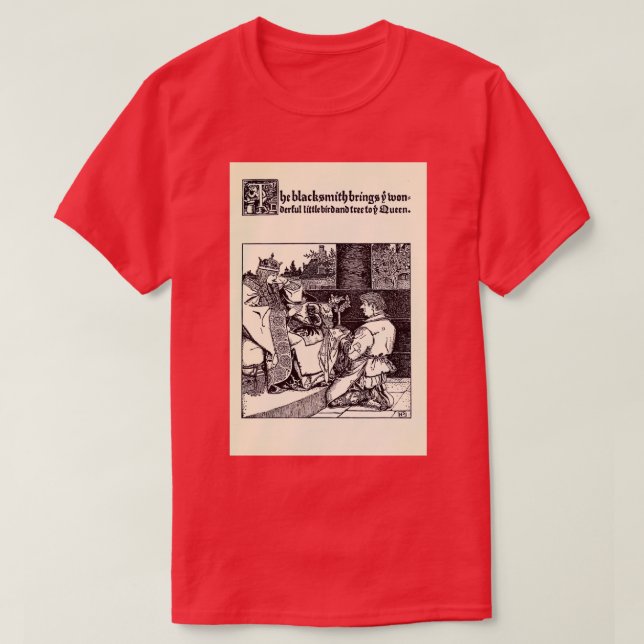 The Wonder Clock Howard Pyle 1915 0337 The Blacksm T-Shirt (Design Front)