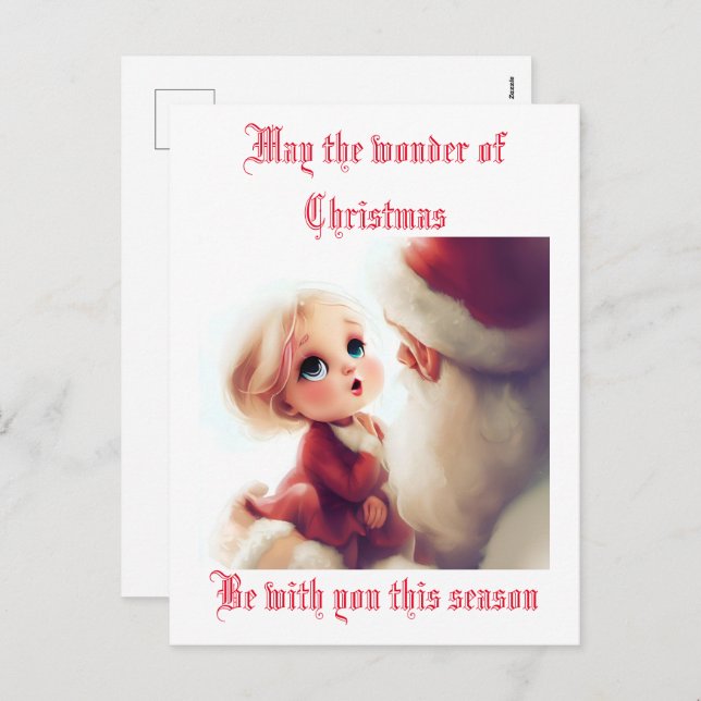 The Wonder of Christmas Christmas card (Front/Back)