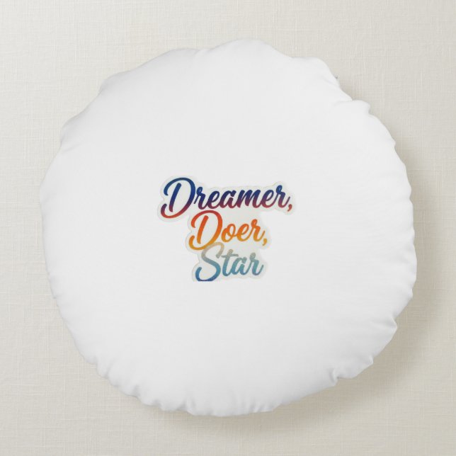 The Wonder Years Round Cushion (Back)