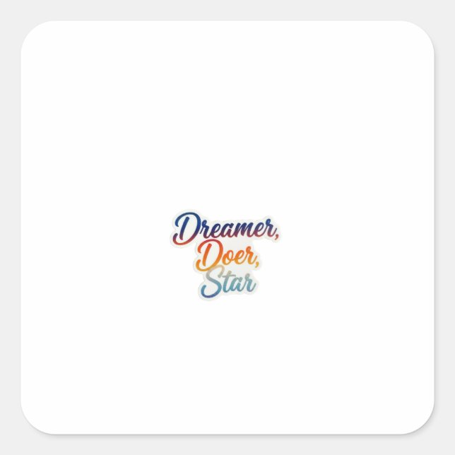 The Wonder Years Square Sticker (Front)