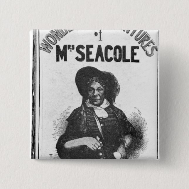 The Wonderful Adventures of Mrs Seacole' 15 Cm Square Badge (Front)