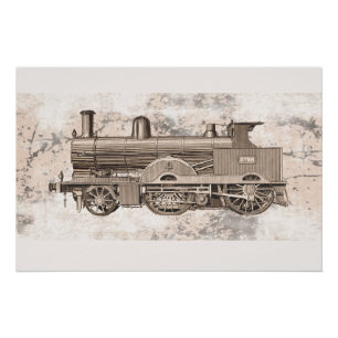 The wonderful age of steam locomotion poster