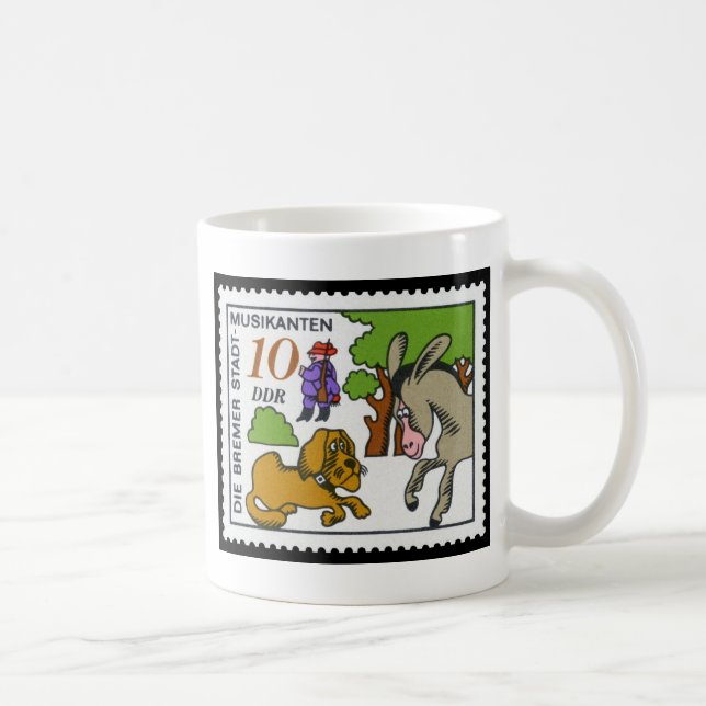The Wonderful Musician of Bremen 10 DDR 1971 Coffee Mug (Right)