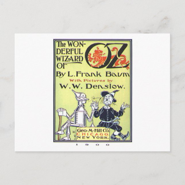 the wonderful wizard of oz postcard (Front)