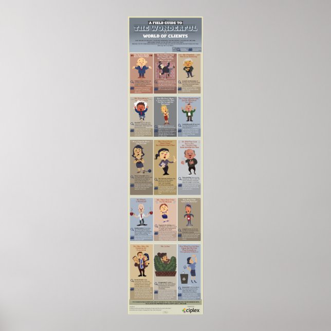 The Wonderful World of Clients Poster (Front)