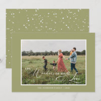 The Wonders of His Love Photo Script Green