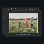 The Wonders of His Love Photo Script Simple Holiday Card<br><div class="desc">The Wonders of His Love Photo Script Simple Holiday Card
Pop in your favourite photo and add your name. That's it! So simple.</div>