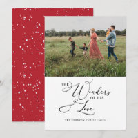 The Wonders of His Love Photo Typography Modern