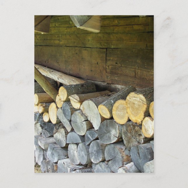 The Wood Pile Postcard (Front)