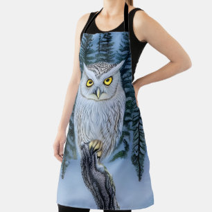 The Woodland North Woods Little Grey Owl Apron