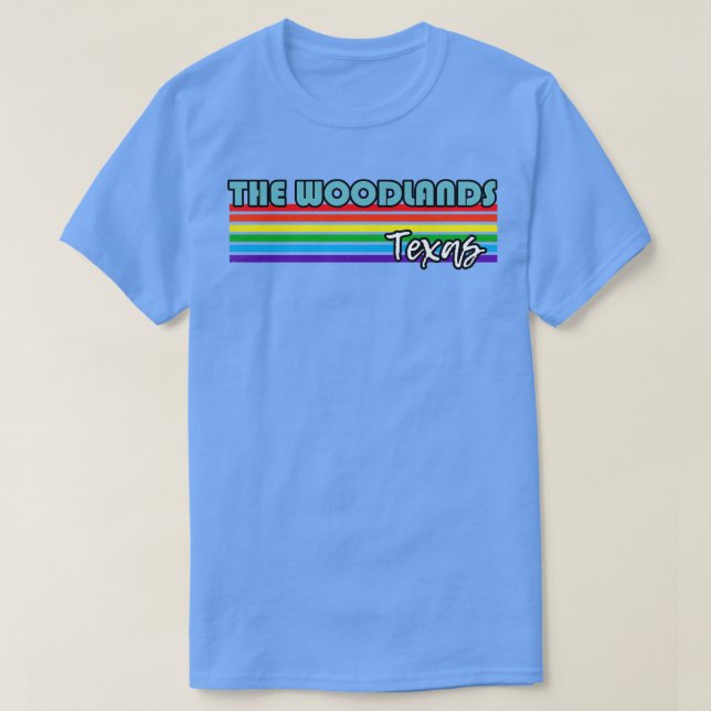 The Woodlands Texas Pride  The Woodlands LGBT Gift T-Shirt (Design Front)