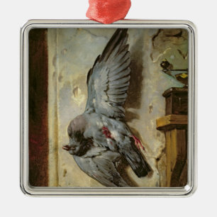 The Woodpigeon, c.1857 Metal Tree Decoration