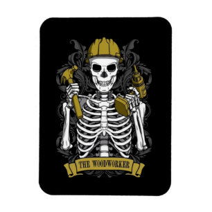 The Woodworker Tarot Card Magnet