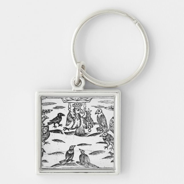 The Woody Choristers or The Birds Harmony Key Ring (Front)