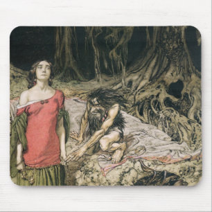 The Wooing of Grimhilde, the mother of Hagen Mouse Pad