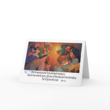 "The Word Became Flesh" Christmas card