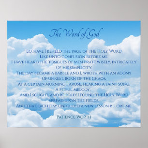 The Word of God Poem Poster