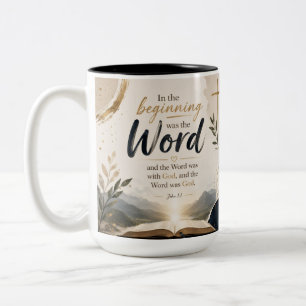 The Word Two-Tone Coffee Mug