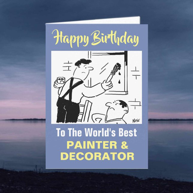 The Word's Best Painter & Decorator Card (Creator Uploaded)