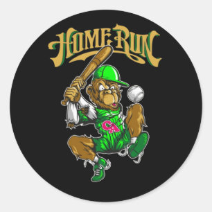 the words quot thunder run quot on it classic round sticker