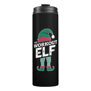 The Workout Elf Group Matching Family Christmas Thermal Tumbler