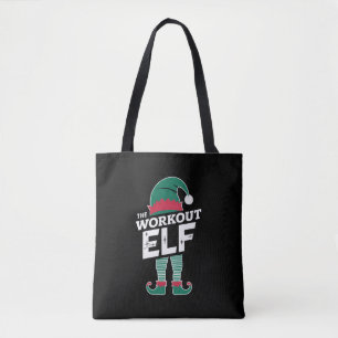 The Workout Elf Group Matching Family Christmas  Tote Bag
