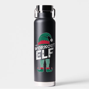 The Workout Elf Group Matching Family Christmas Water Bottle