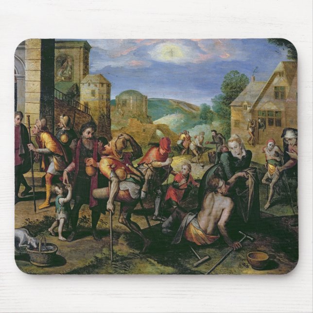 The Works of Mercy Mouse Pad (Front)