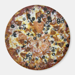 The Works Pizza Magnet