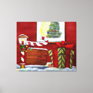 The Workshop Christmas Whimsey Canvas Print