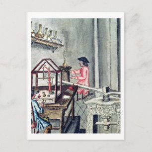 The Workshop of Silversmiths, from a silversmith b Postcard