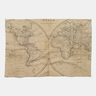 The World 2 2 Tea Towel