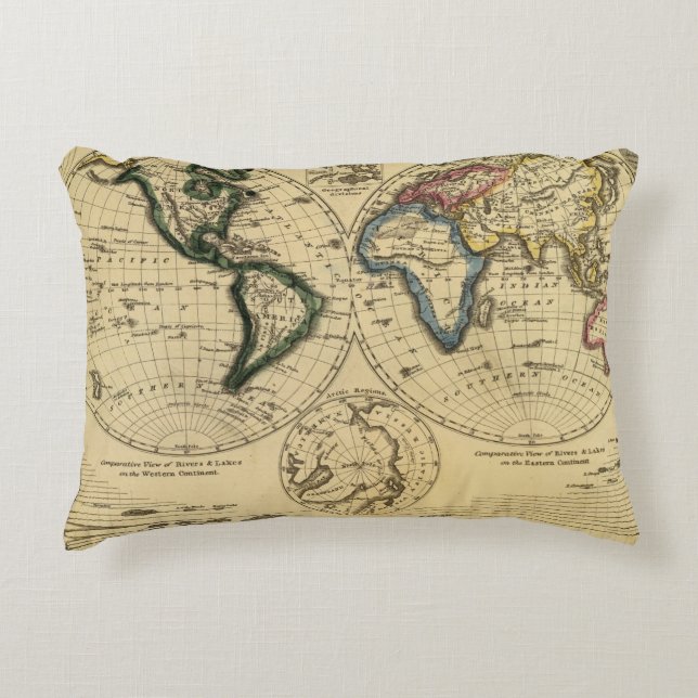 The World 3 2 Decorative Cushion (Front)