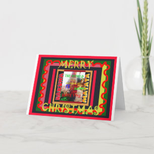 The world around Me is happy to Have You colours M Holiday Card