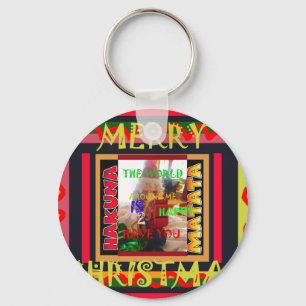 The world around Me is happy to Have You colours M Key Ring