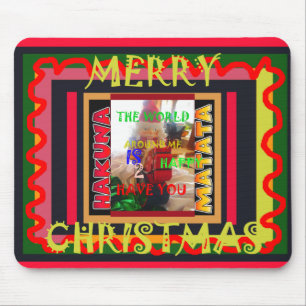 The world around Me is happy to Have You colours M Mouse Pad
