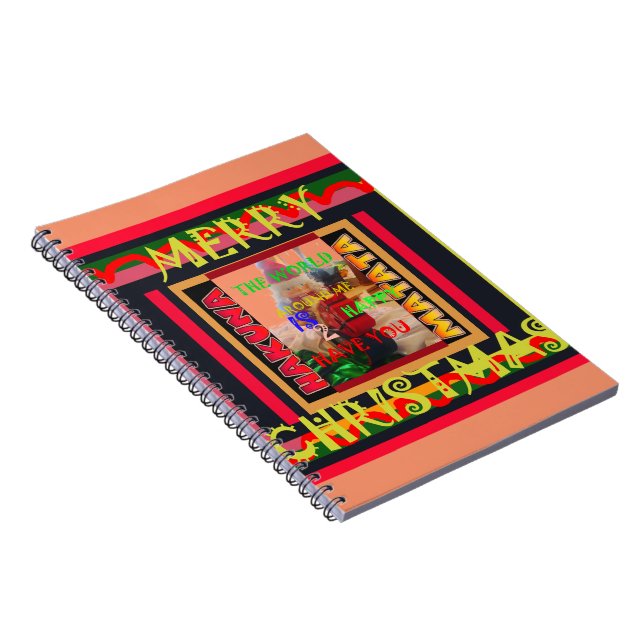 The world around Me is happy to Have You colours M Notebook (Right Side)