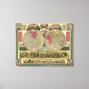 The World At One View Canvas Print